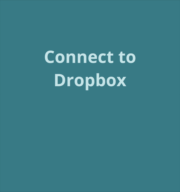 Connect to Dropbox